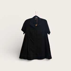 Entro Black Short Sleeve Dress